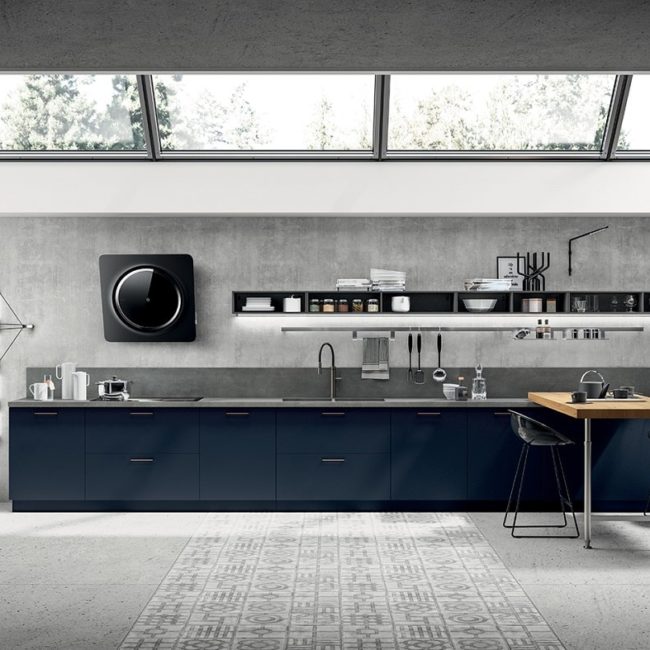 Кухня Scavolini Mood черная