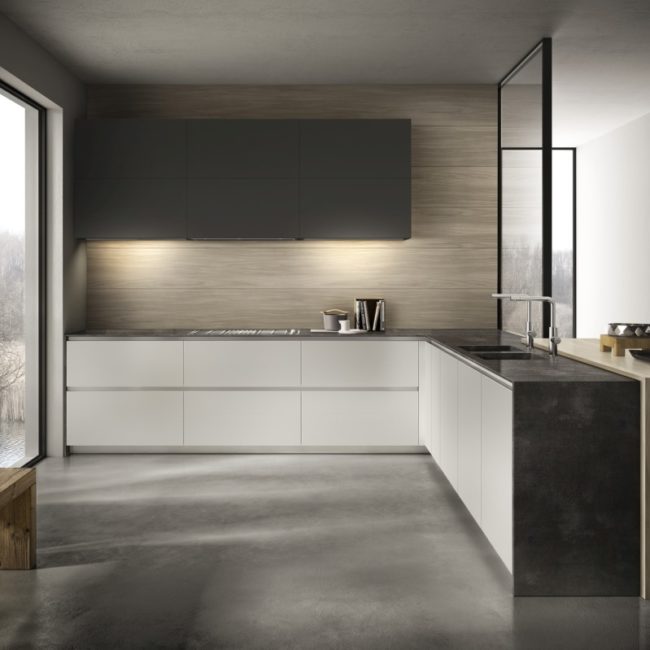 угловая Кухня ASTER CONTEMPORA