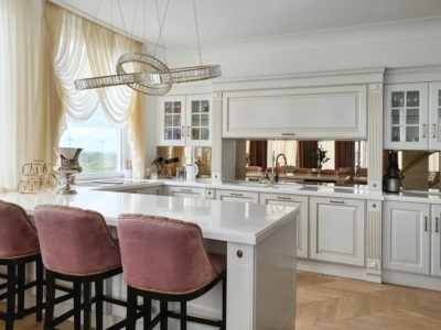 Кухня Scavolini Baltimora из массива ясеня